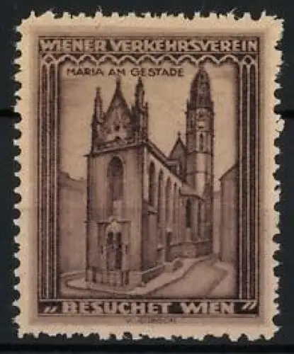 Reklamemarke Wien, Maria am Gestade, Kirche