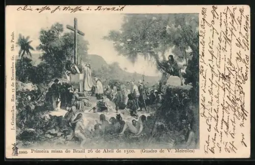 AK Primeira missa do Brazil de 1500