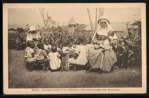 AK Watsa, Mission Dominicaine de l`Uélé Oriental, les soeurs soignent les orphelins