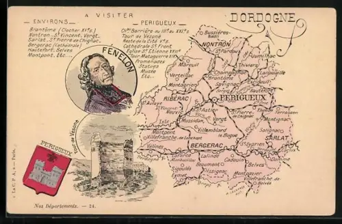 AK Perigueux, Fenelon, Tour de Vesonne, Dordogne