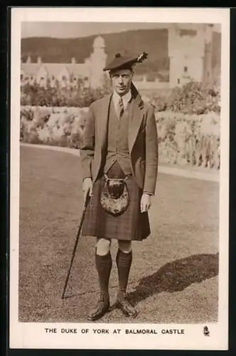 AK The Duke of York at Balmoral Castle