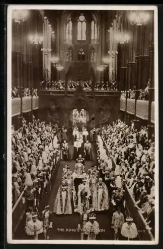 AK Coronation of King George VI and Queen Elizabeth in Westminster Abbey 1937, The King`s Procession