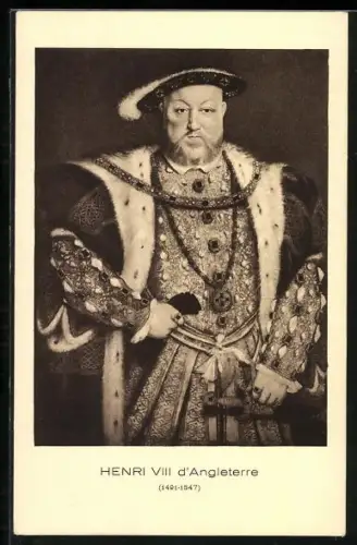 Künstler-AK Henri VIII d`Angleterre