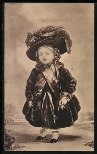Künstler-AK Queen Victoria at 4 years old