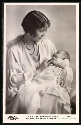 AK Duchess of York and Baby Princess Elizabeth