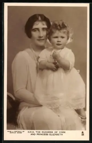 AK the Duchess of York und Princess Elizabeth