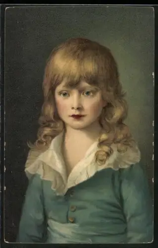 Künstler-AK Portrait of Prince Octavious, son of George III