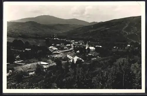 AK Alsóverecke /Kárpátok, Látképe