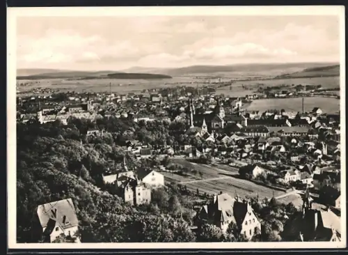 AK Fulda, Stadtansicht, Stadt des deutschen Barocks