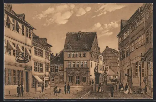 Künstler-AK Nordhausen, Rautenstrasse 1869