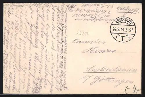 AK Arnstadt, Marktplatz