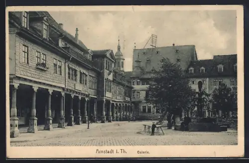 AK Arnstadt i. Th., Galerie