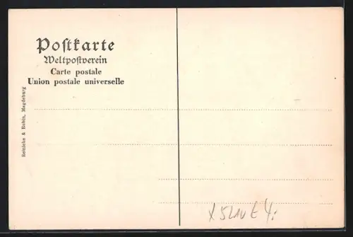 AK Arnstadt, Neue Kirche mit Hopfenbrunnen