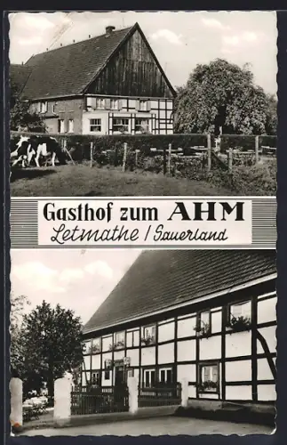 AK Letmathe /Sauerland, Gasthof zum Ahm