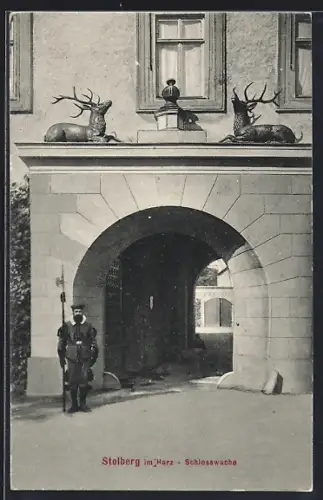 AK Stolberg im Harz, Schlosswache