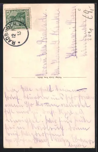 AK Radbruch, Schäfer Ast vor seinem Haus