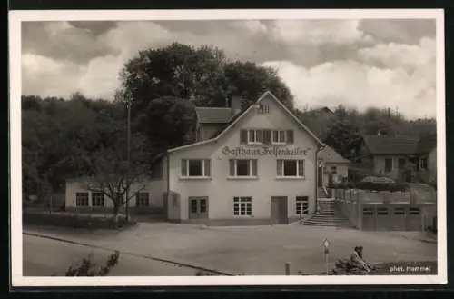 AK Waiblingen, Gasthaus zum Felsenkeller, Inh. W. Meyer, Reichsstrasse 14