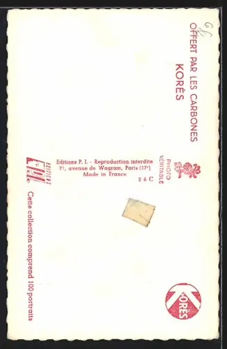 AK Jean Simmons mit Flechtzöpfen