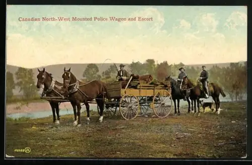 AK Canadian North-West Mounted Police Wagon and Escort