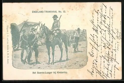AK Kimberley, Engeland-Transvaal No. 12, Het Boeren-Laager