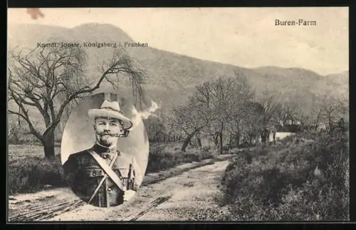 AK Buren-Farm, Komdt. Jooste im Porträt