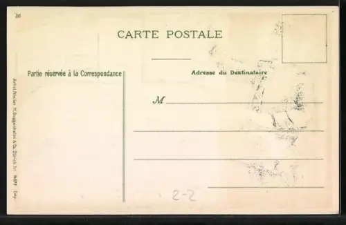 AK Paris, Boulevard Montmartre, Postbote mit Brief und Briefmarken, Passepartout