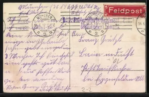 AK München, K. Hof- und Nationaltheater, Briefmarken-Passepartout