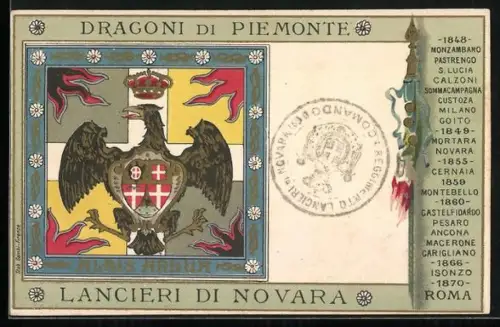 AK Dragoni di Piemonte, Lancieri die Novara
