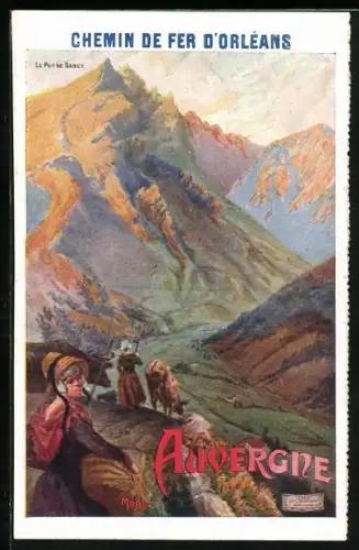 AK Auvergne, Chemin de Fer d`Orleans, Tourismus