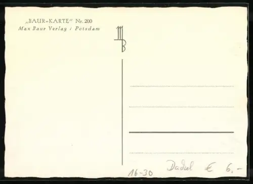 Foto-AK Max Baur: Mutter und Sohn, Dackel mit Jungem