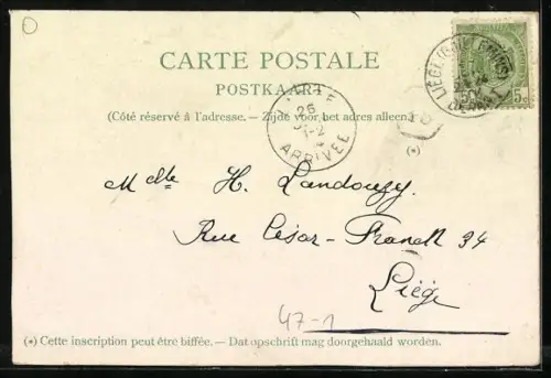 Lithographie Betrunkene Studenten auf dem Heimweg, schlafender Nachtwächter, Affe mit Bierkrug