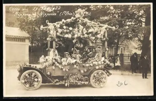 Foto-AK Corso de 1922, Nippon et Nippones