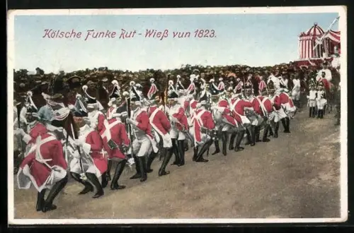 AK Köln, Kölsche Funke Rut-Wiess vun 1823, Fasching