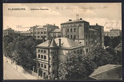 AK Flensburg, Infanterie-Kasernen