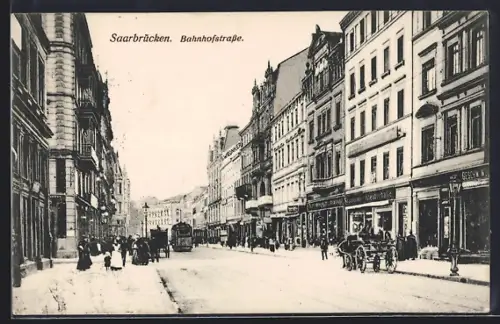 AK Saarbrücken, Bahnhofstrasse