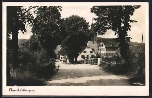 AK Oberrot, Ortseingang