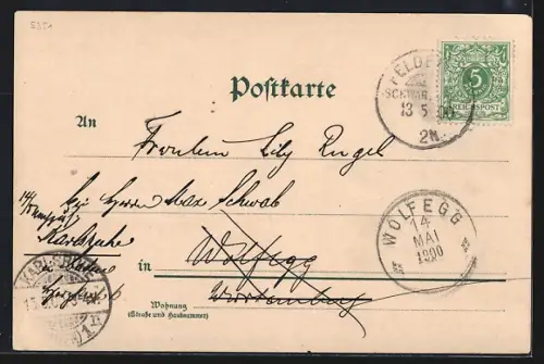 Lithographie Feldsee /Schwarzwald, Feldsee, Raimartihof