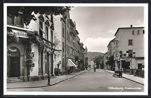 AK Offenburg, Friedenstrasse, Gasthaus Zur Eberlinde