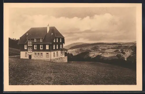 AK Triberg, Hotel Kurhaus Geutsche Pension, Bes. J. Aberle