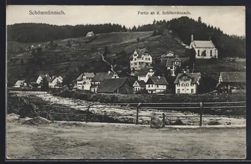 AK Schönmünzach, Partie an d. Schönmünzach