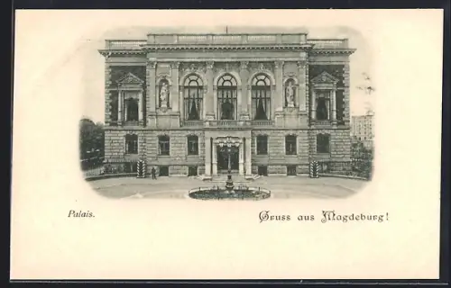 AK Magdeburg, Eingang vom Palais