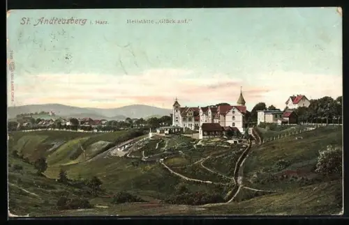 AK St. Andreasberg /Harz, Heilstätte Glück auf