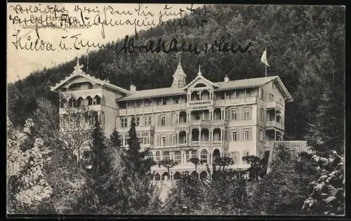 AK Bad Harzburg, Waldhotel Belvedere