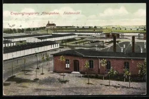 AK Altengrabow, Truppenübungsplatz, Totalansicht