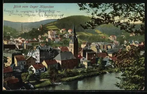 AK Hohenlimburg, Blick vom Oeger Klippchen