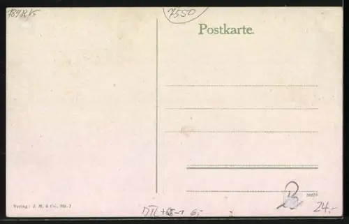 AK Rastatt, Bahnhof mit Strassenbahn