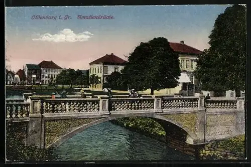 AK Oldenburg i. Gr., Amalienbrücke