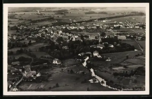 AK Diepholz, Luftbild, Gesamtansicht