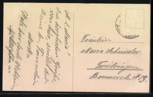 AK Diepholz, Lohnebrücke, Flusspartie