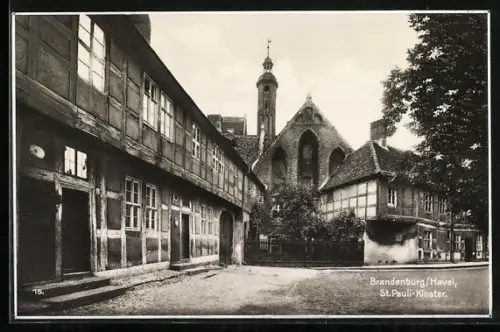 AK Brandenburg /Havel, St.-Pauli-Kloster